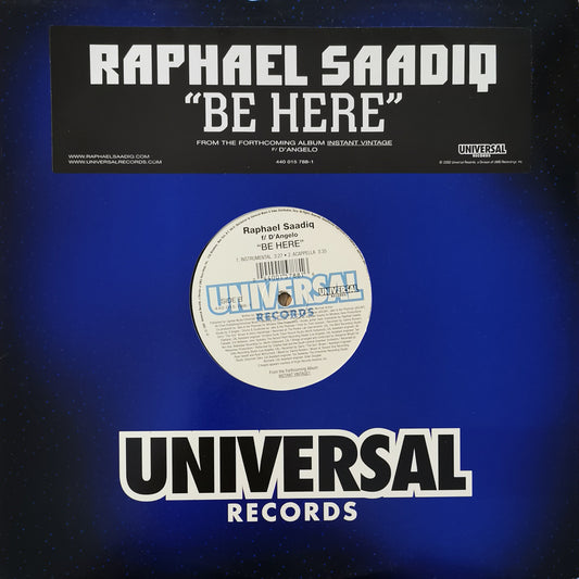 RAPHAEL SAADIQ Feat. D'ANGELO - Be Here