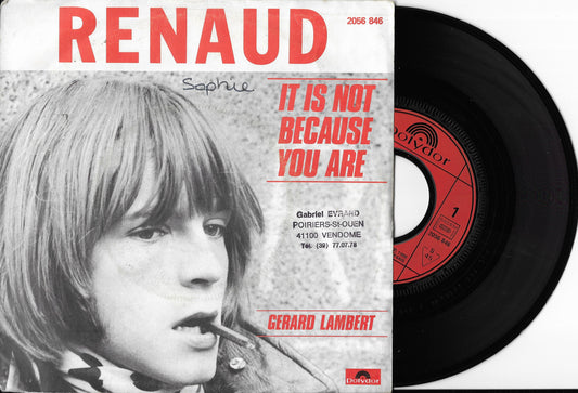 RENAUD - It Is Not Because You Are / Gérard Lambert