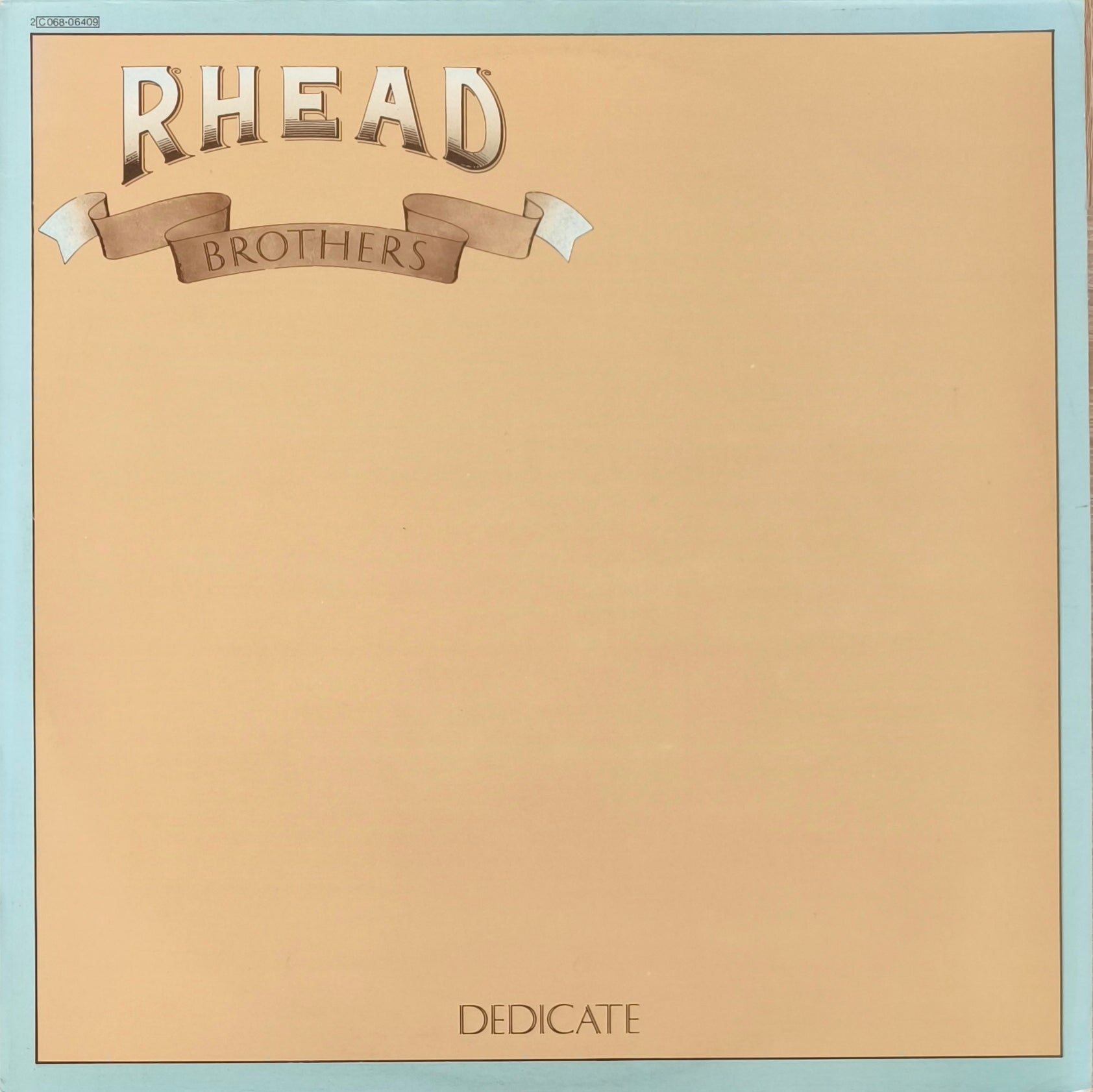 Disque Vinyle 33 tours Occasion - RHEAD BROTHERS - Dedicate – digg'O'vinyl