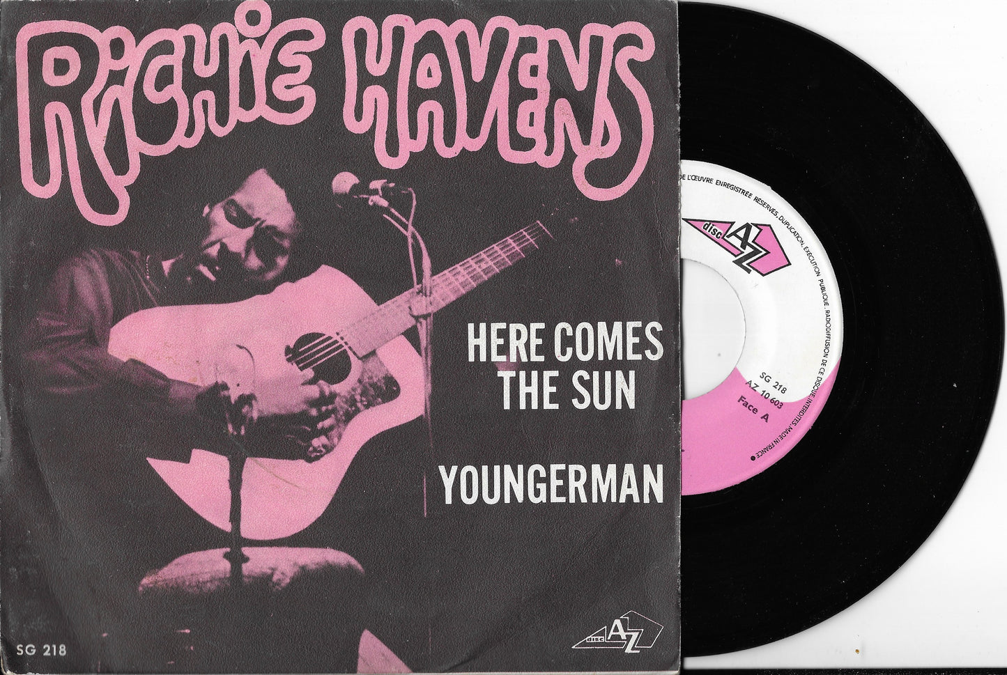RICHIE HAVENS - Here Comes The Sun / Youngerman