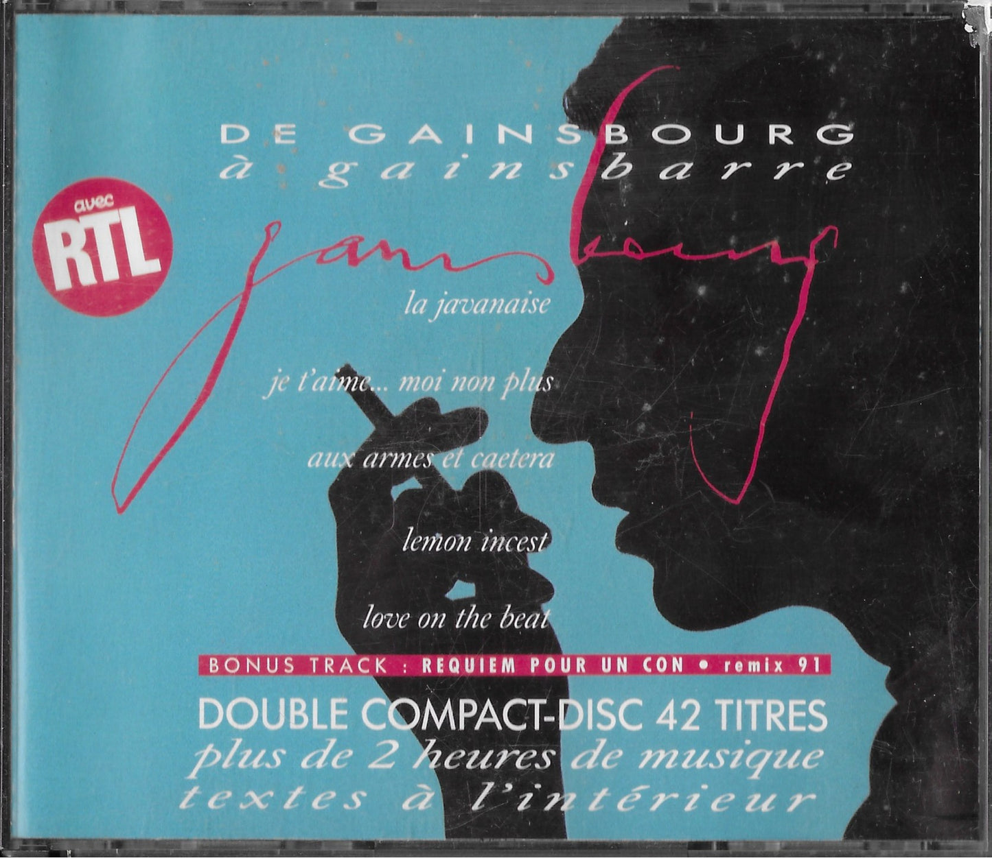 SERGE GAINSBOURG - De Gainsbourg À Gainsbarre