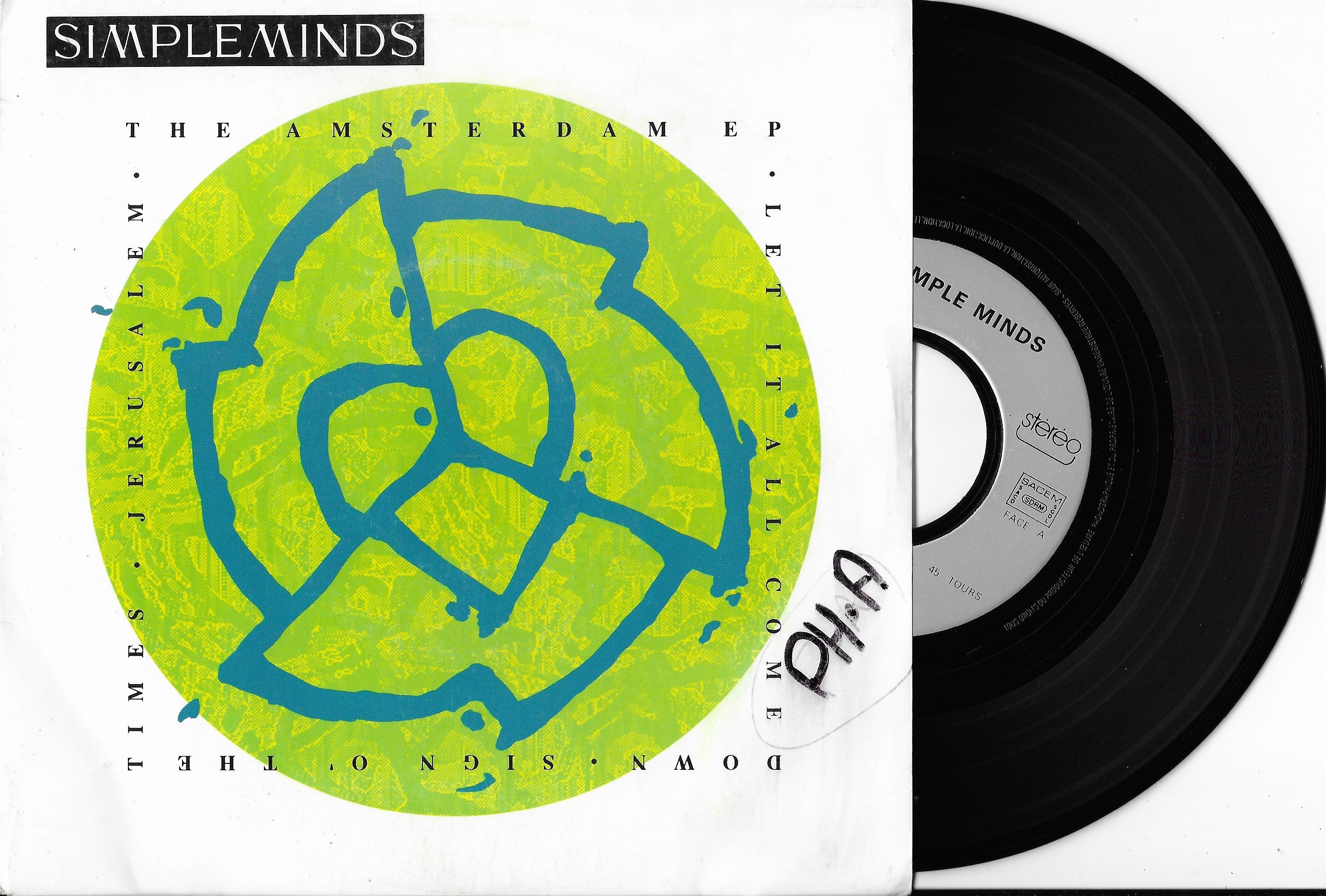 Disque Vinyle 45 tours Occasion - SIMPLE MINDS - The Amsterdam EP ...
