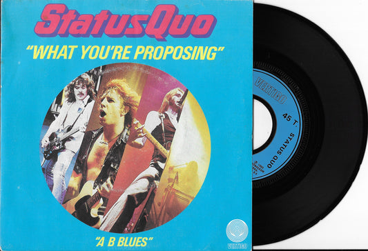 STATUS QUO - What You're Proposing