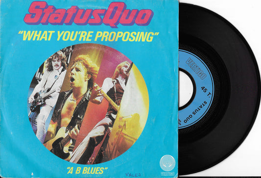 STATUS QUO - What You're Proposing