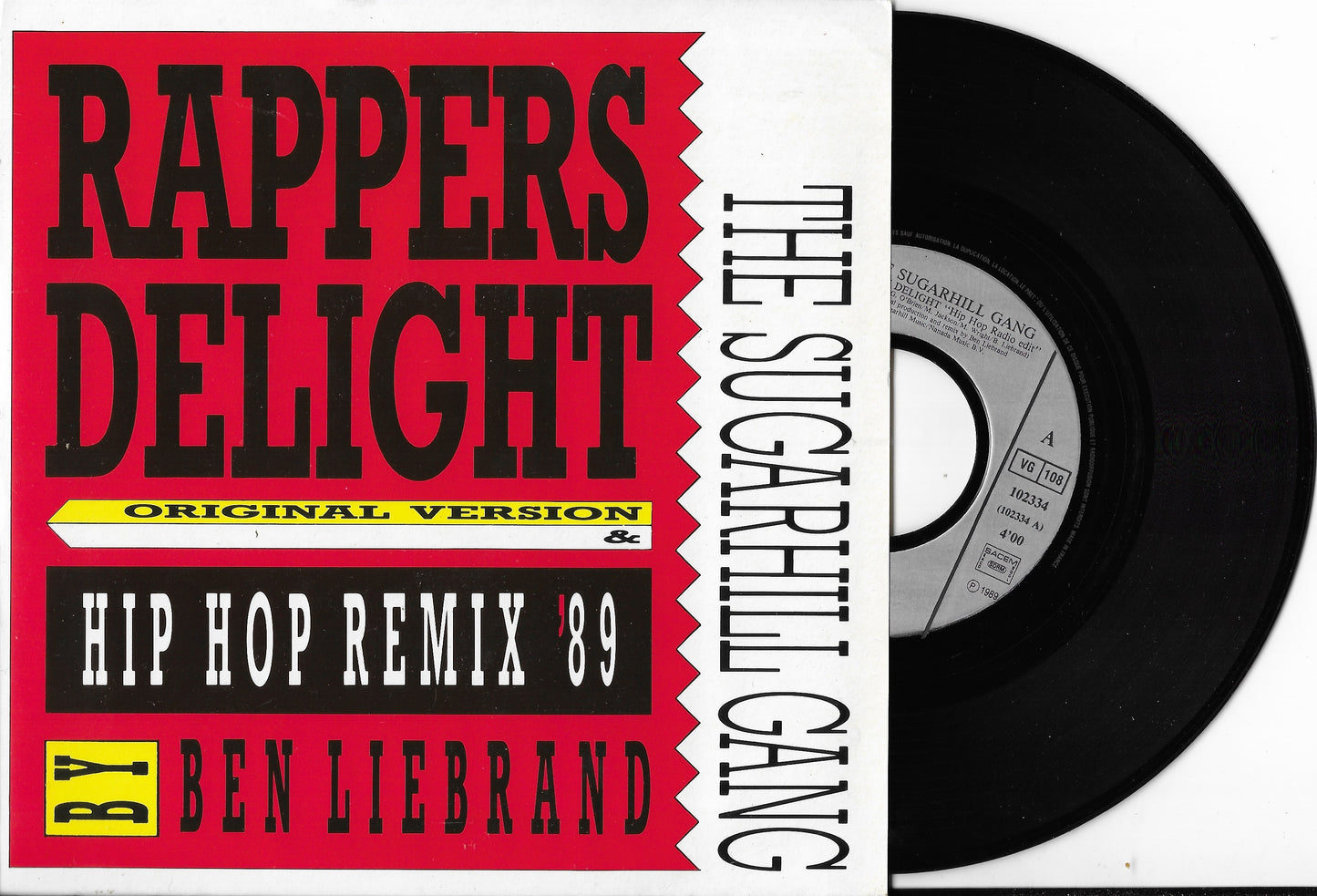 SUGARHILL GANG - Rappers Delight (Original Version & Hip Hop Remix '89 By Ben Liebrand)