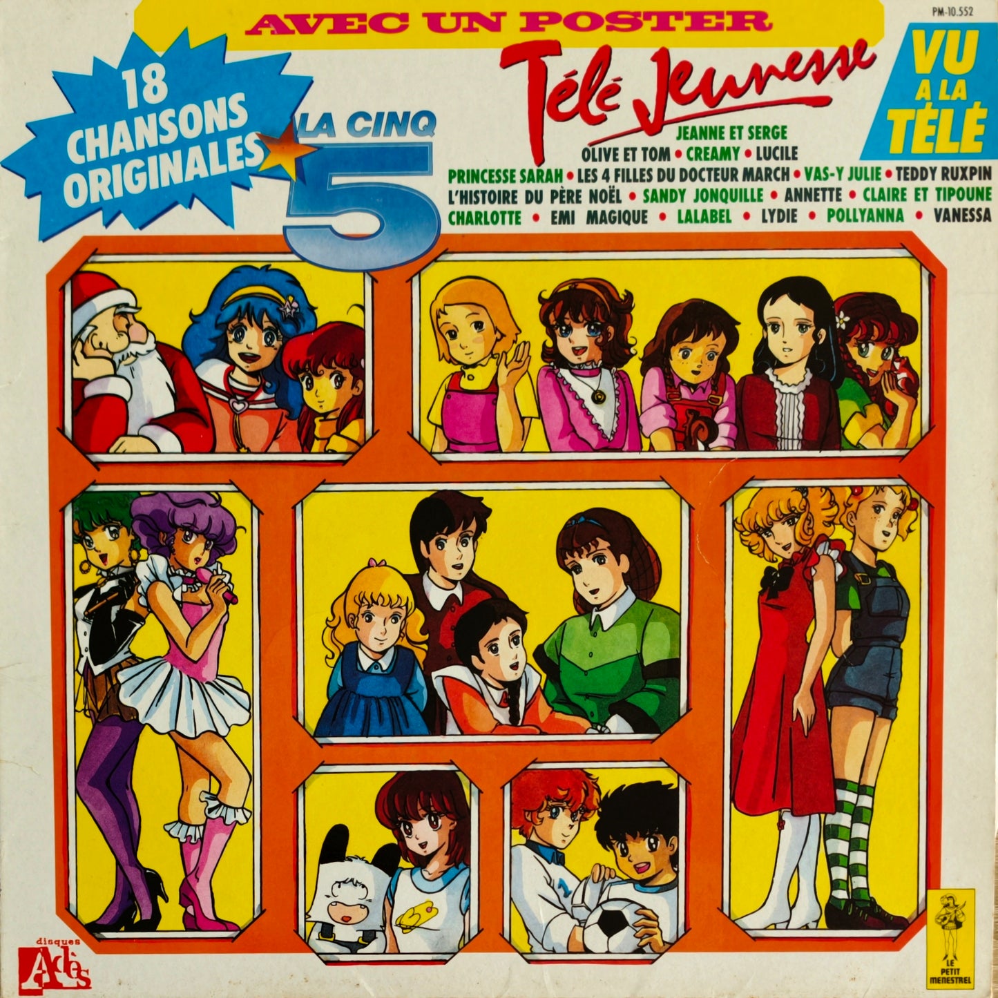 TELE JEUNESSE - 18 Chansons Originales de La 5