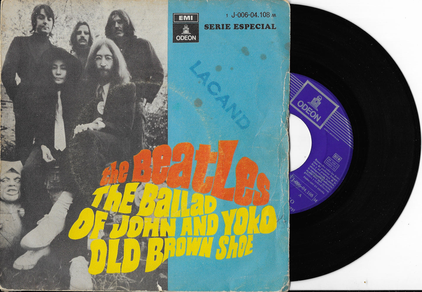 THE BEATLES - The Ballad Of John And Yoko / Old Brown Shoe (Pressage Espagnol)