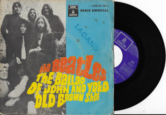 THE BEATLES - The Ballad Of John And Yoko / Old Brown Shoe (Pressage Espagnol)
