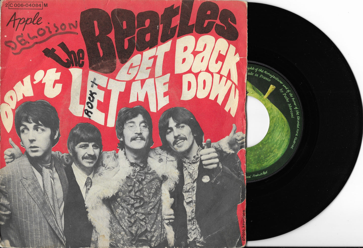 THE BEATLES with BILLY PRESTON - Get Back / Don't Let Me Down