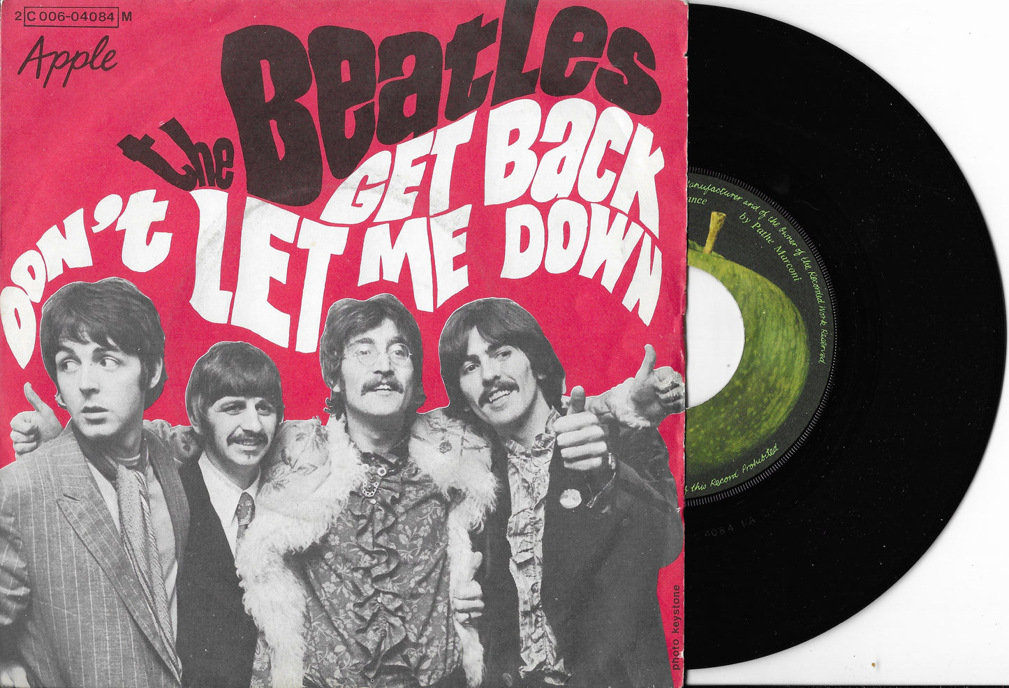 THE BEATLES with BILLY PRESTON - Get Back / Don't Let Me Down