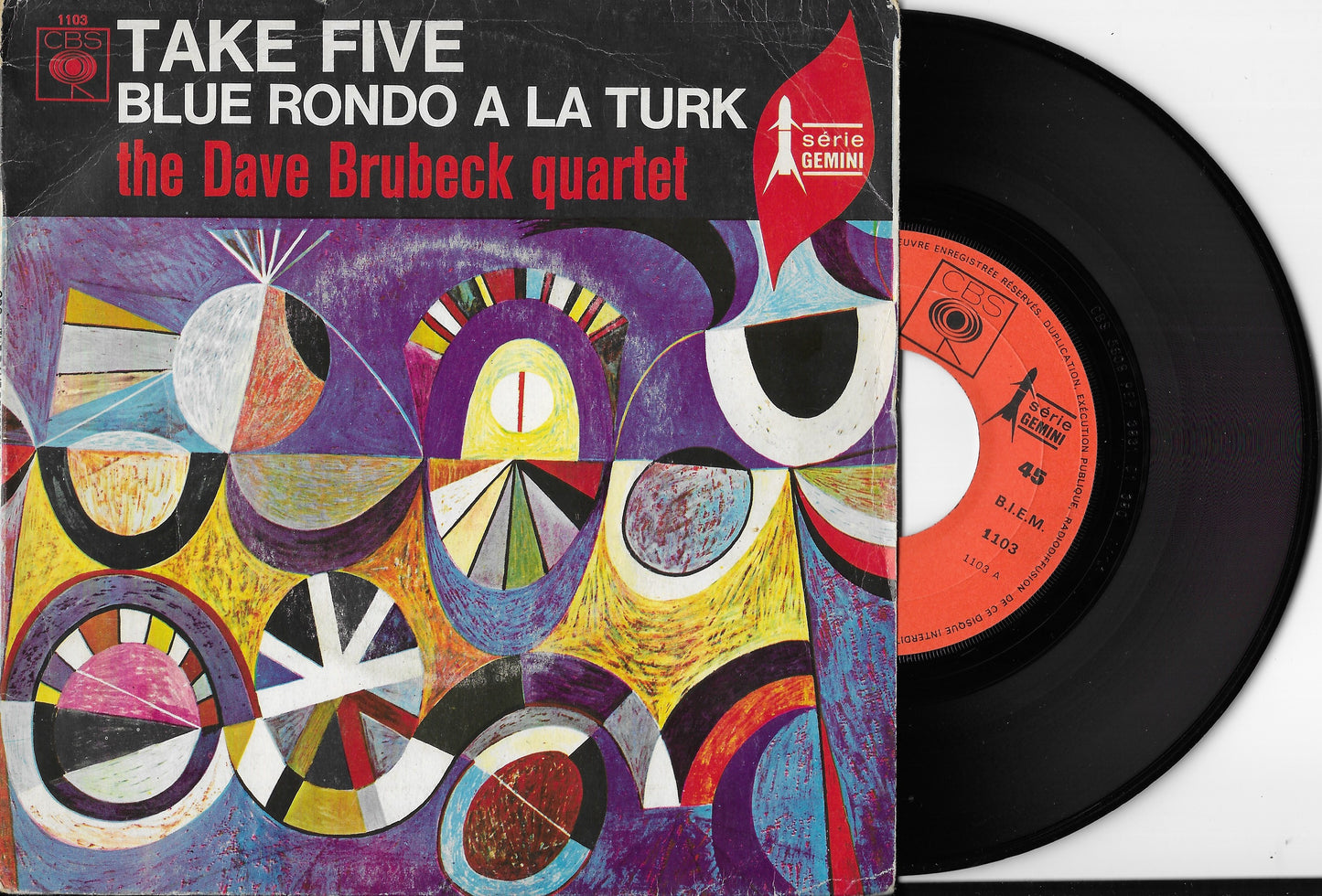 THE DAVE BRUBECK QUARTET - Take Five / Blue Rondo A La Turk