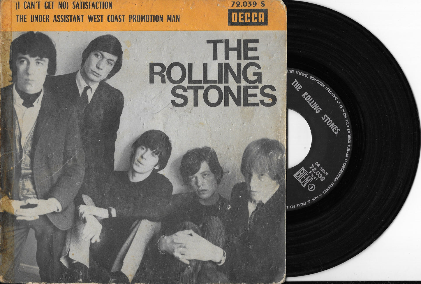 THE ROLLING STONES - (I Can't Get No) Satisfaction / The Under Assistant West Coast Promotion Man