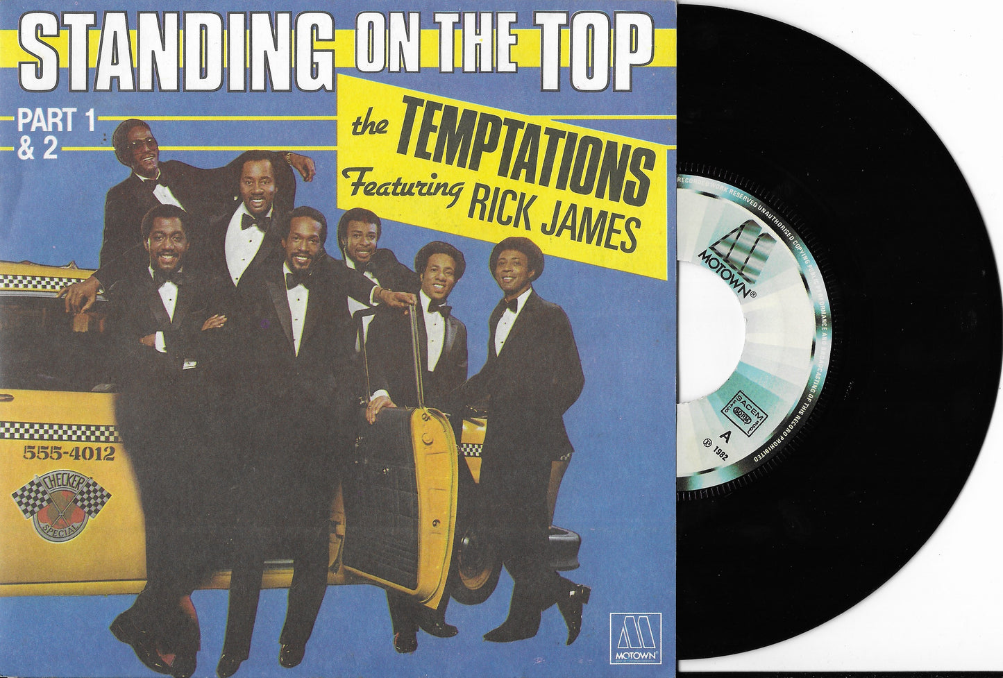 THE TEMPTATIONS Featuring RICK JAMES - Standing On The Top