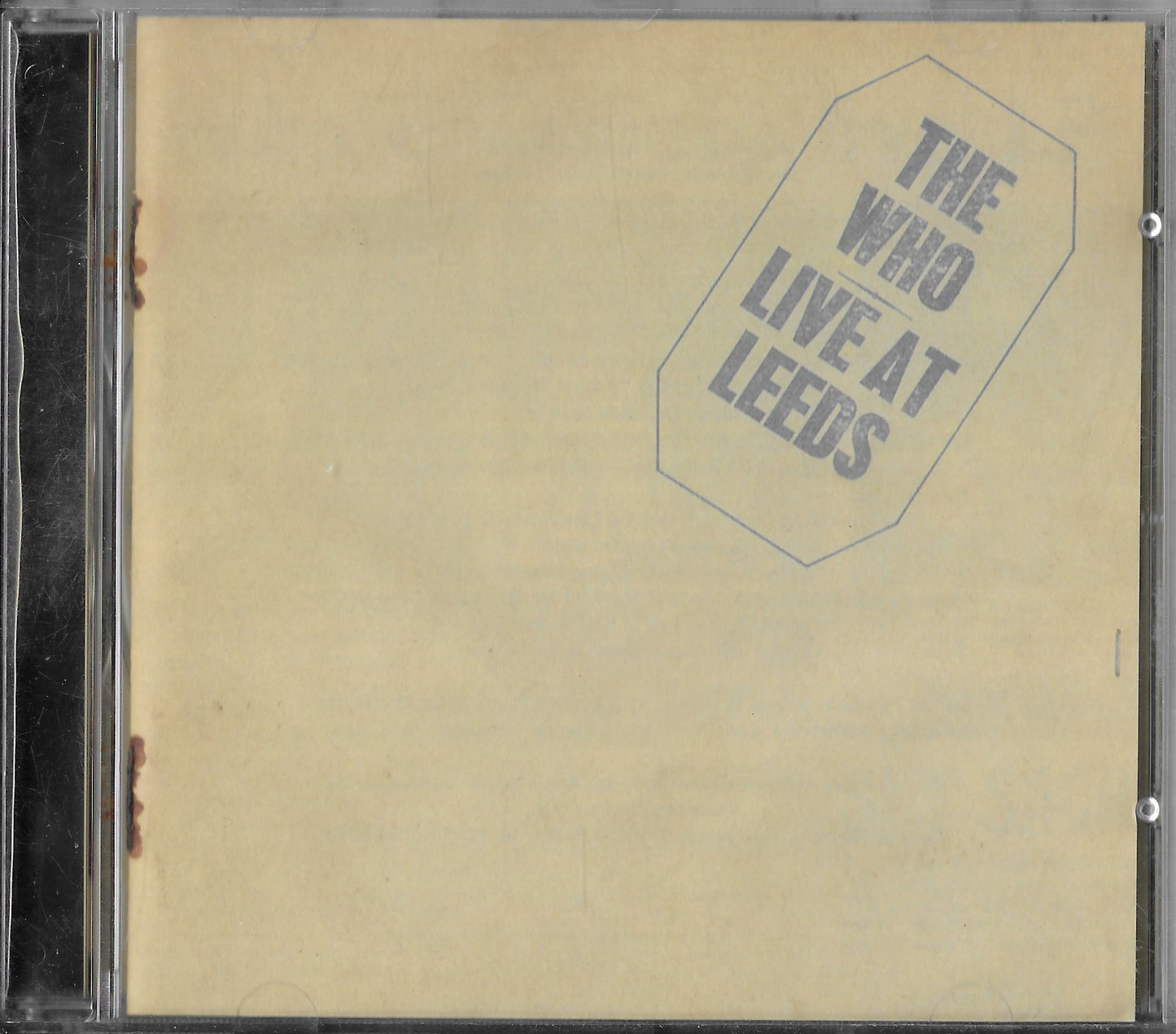 THE WHO -  Live At Leeds