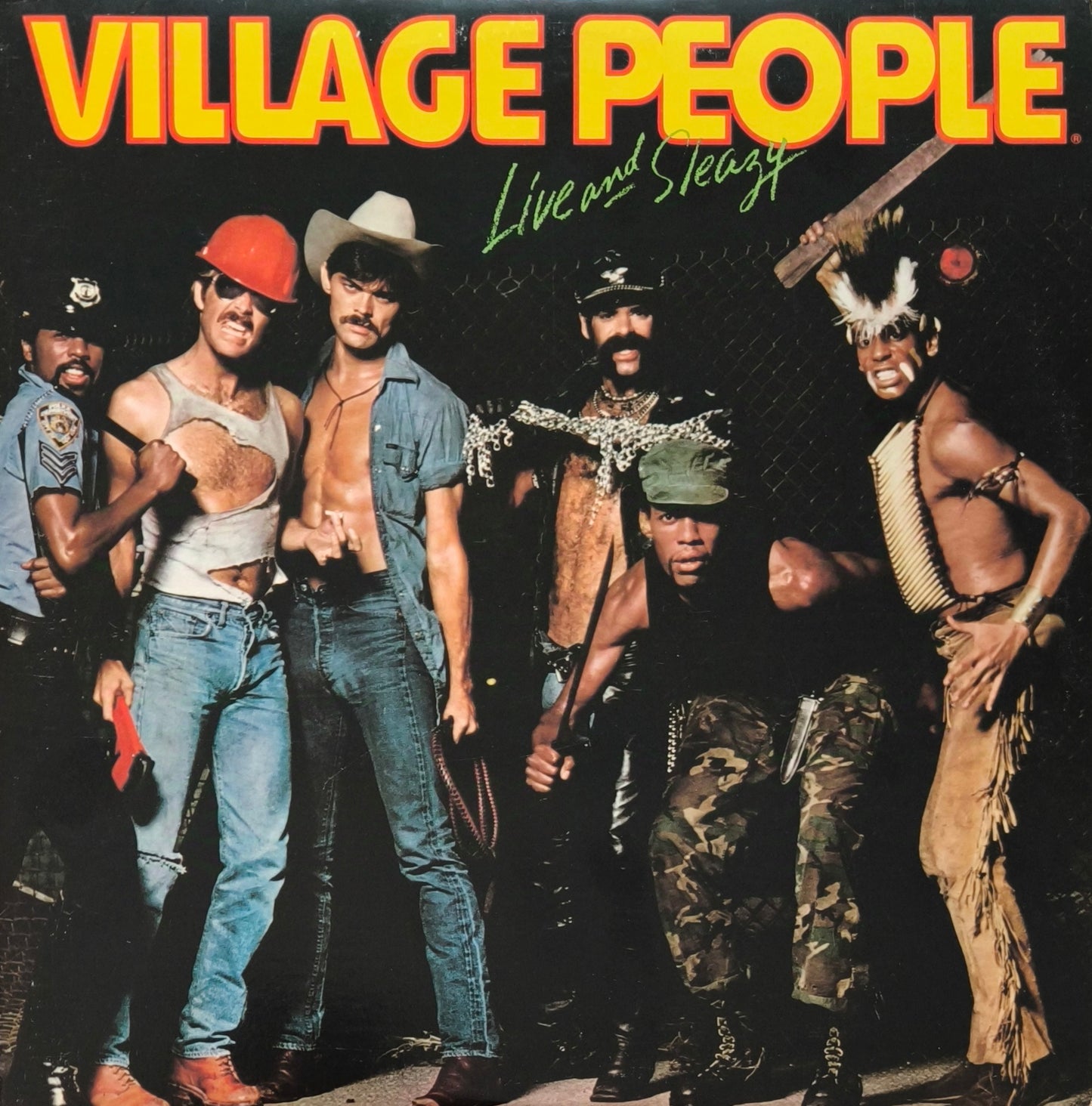 VILLAGE PEOPLE - Live And Sleazy (pressage US)