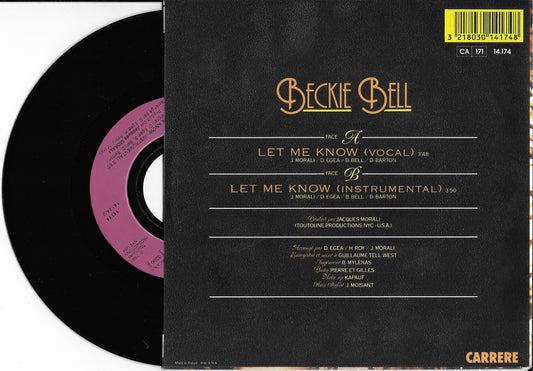 BECKIE BELL - Let Me Know