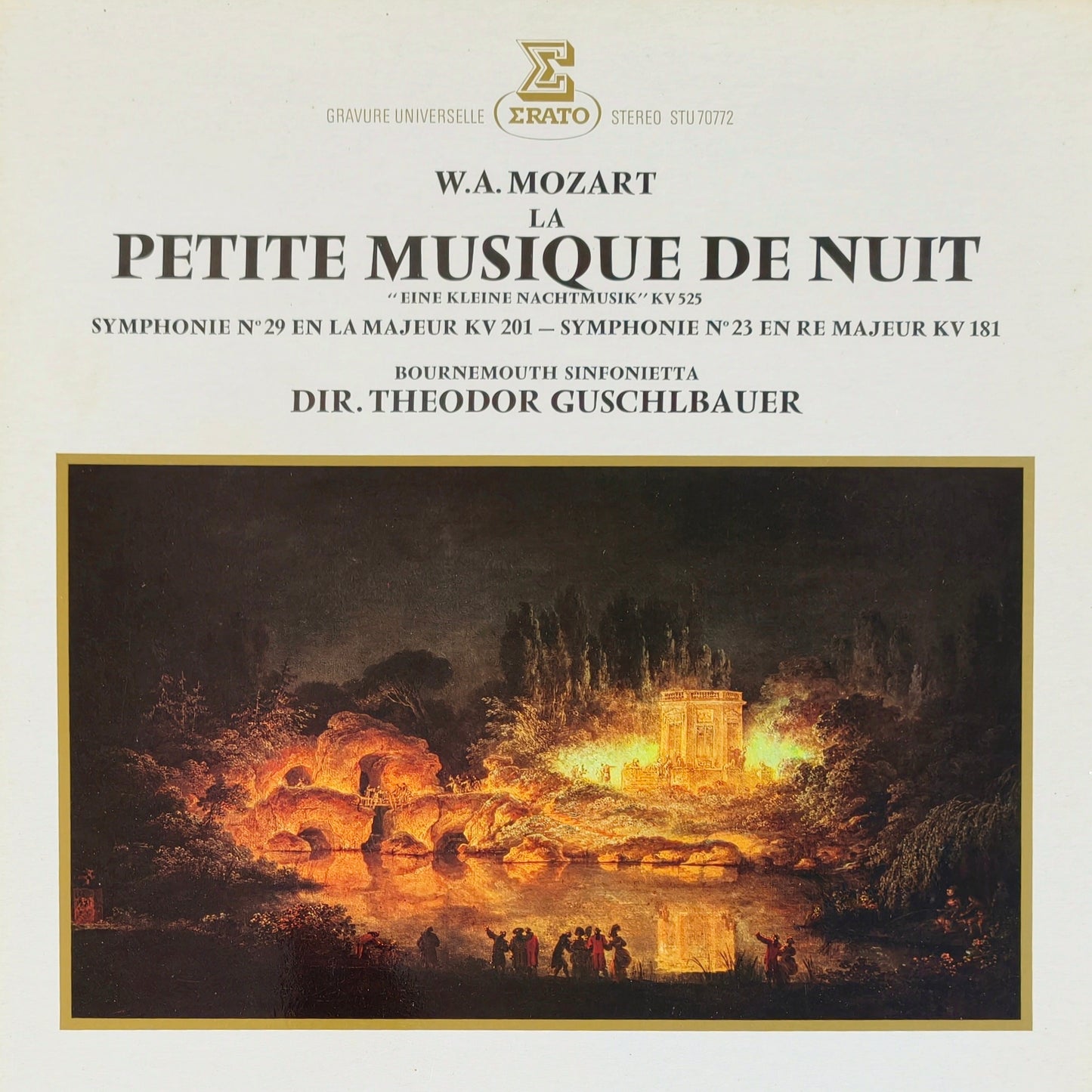 W.A. MOZART - La Petite Musique De Nuit,"Eine Kleine Nachtmusik" KV 525 / Symphonie N°29 / Symphonie N° 23