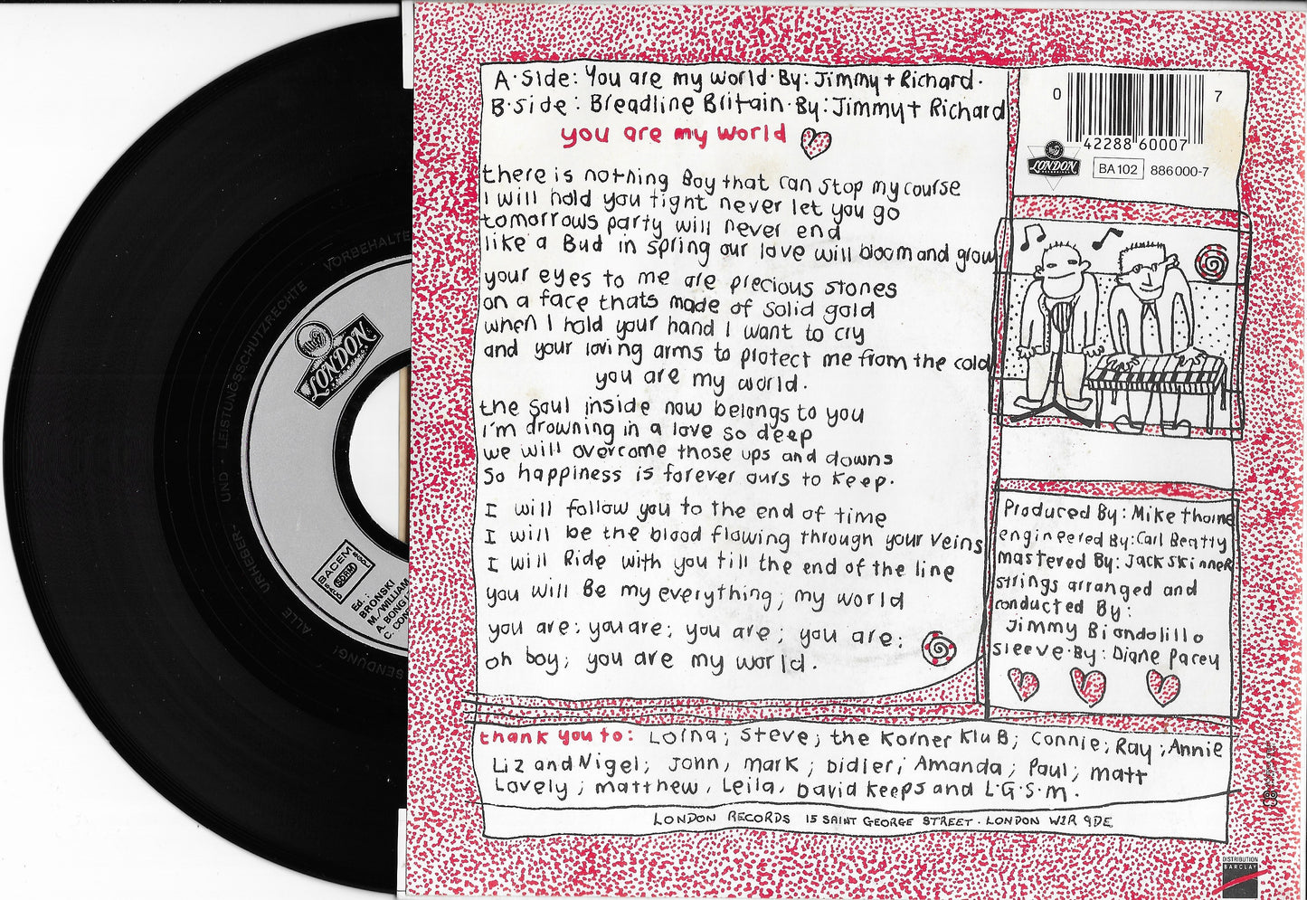 THE COMMUNARDS - You are my wolrd