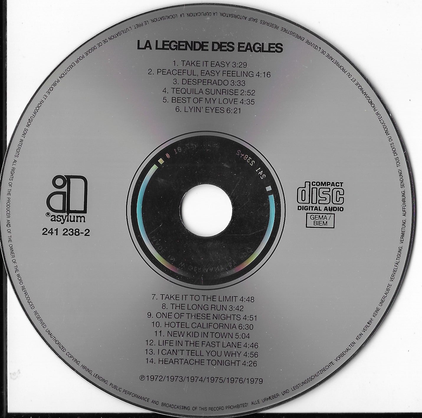 EAGLES - La Légende Des Eagles