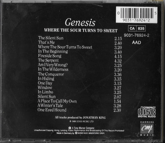 GENESIS - The First Album - Where The Sour Turns To Sweet