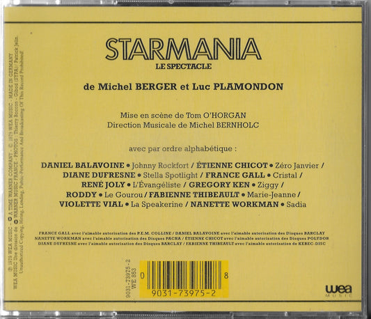 MICHEL BERGER ET LUC PLAMANDON - Starmania - Live Intégral / Version Originale