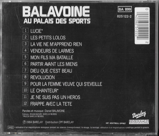 DANIEL BALAVOINE - Au Palais Des Sports