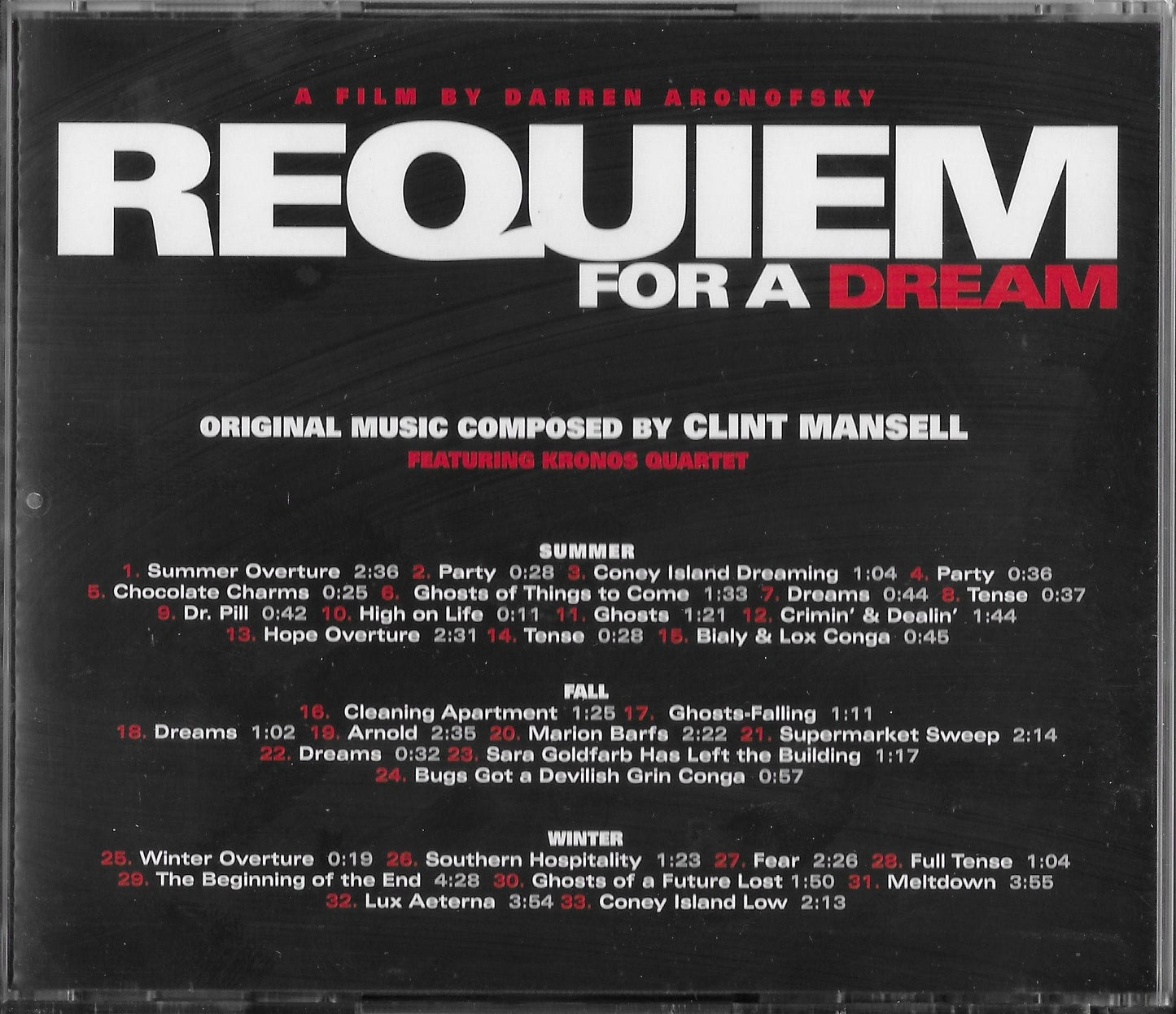 CLINT MANSELL Feat. KRONOS QUARTET - Requiem For A Dream