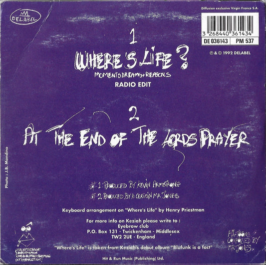 KEZIAH JONES - Where's Life ?