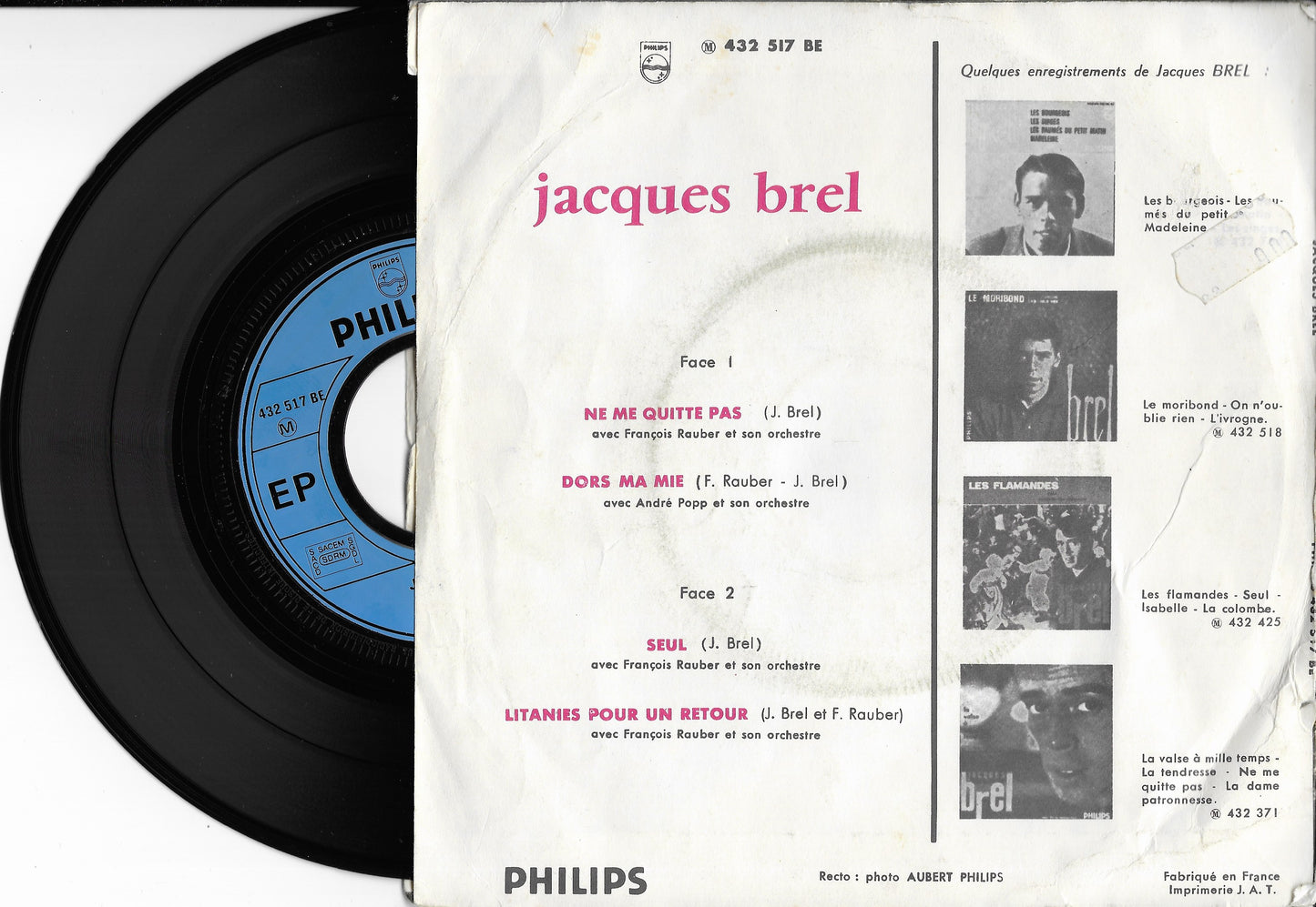 JACQUES BREL - Ne Me Quitte Pas