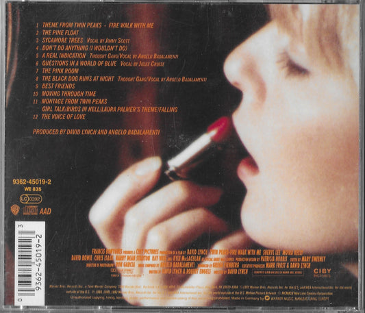 ANGELO BADALAMENTI - Twin Peaks - Fire Walk With Me (Music From The Motion Picture Soundtrack)