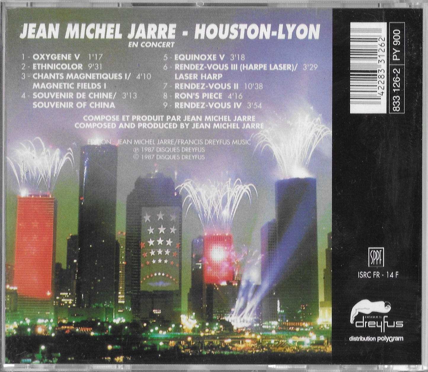JEAN MICHEL JARRE - En Concert Houston-Lyon