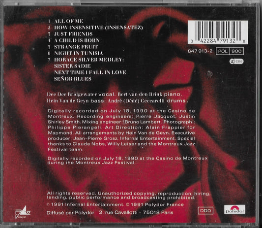 DEE DEE BRIDGWATER - In Montreux