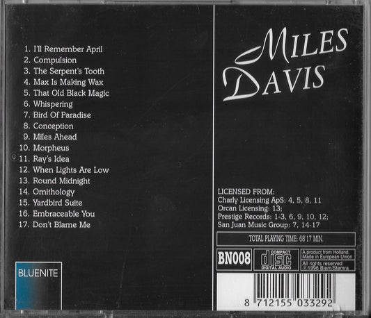 MILES DAVIS - Miles Davis - Cool Jazz Classics - Vol. 1