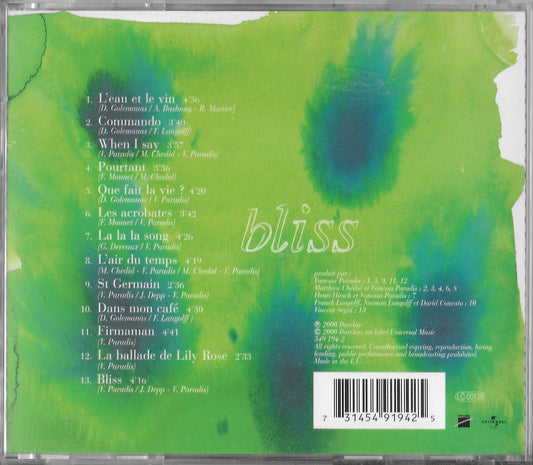 VANESSA PARADIS - Bliss