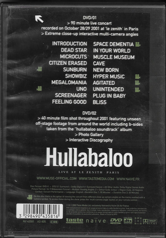 MUSE - Hullabaloo - Live At Le Zenith Paris