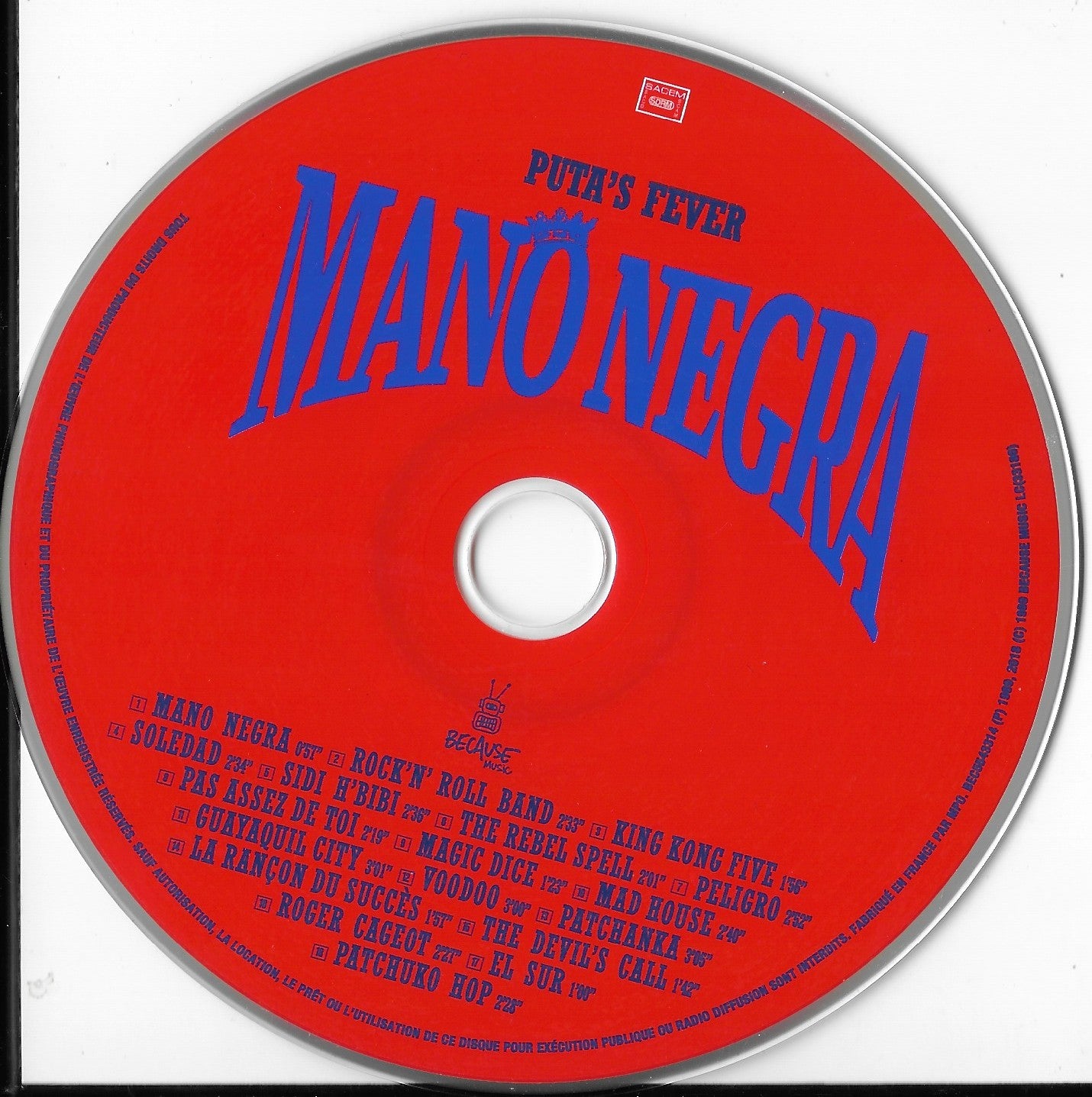 MANO NEGRA - Puta's Fever
