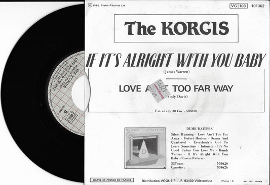 THE KORGIS - If It's Alright With You Baby