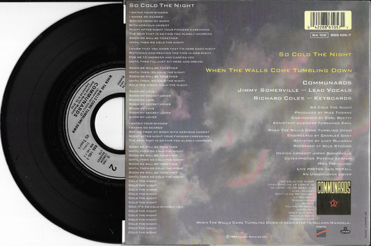 THE COMMUNARDS - So Cold The Night