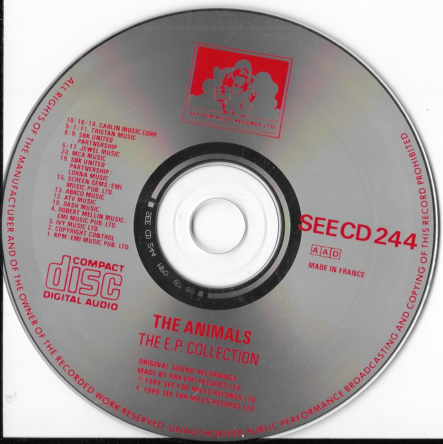 THE ANIMALS - The EP Collection