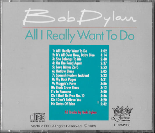 BOB DYLAN - All I Really Want To Do