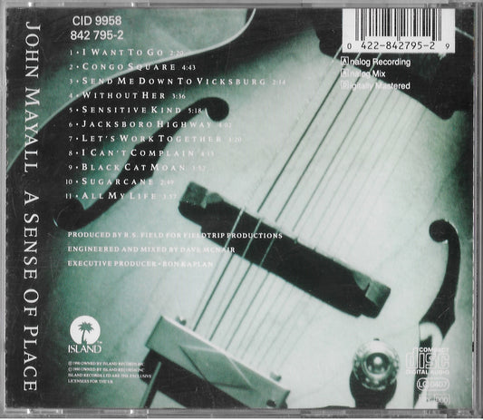 JOHN MAYALL - A Sense Of Place