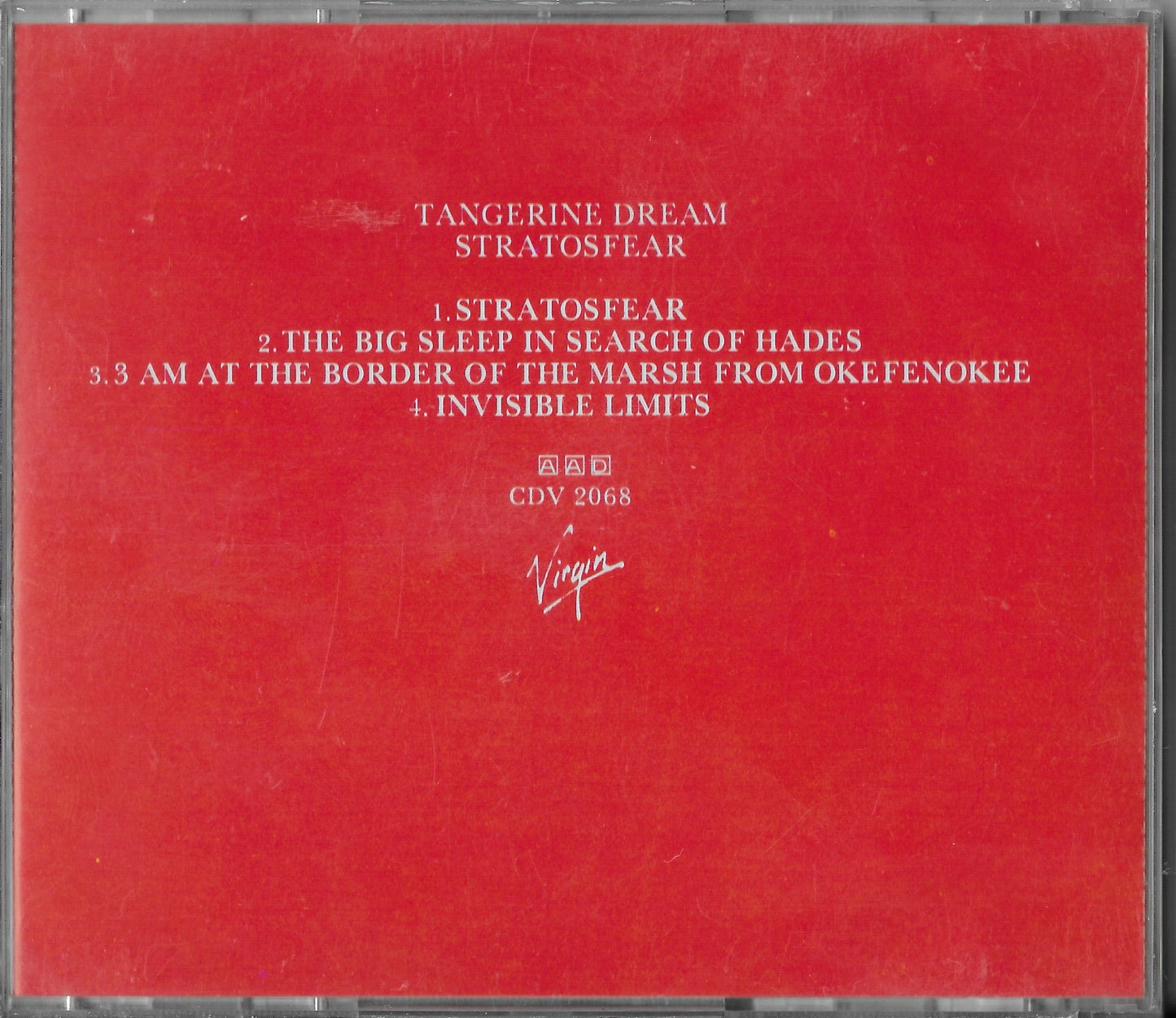 TANGERINE DREAM - Stratosfear