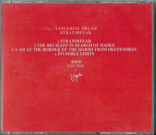 TANGERINE DREAM - Stratosfear