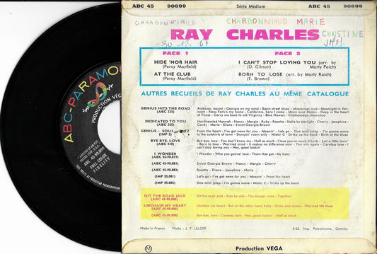 RAY CHARLES - Hide 'Nor Hair