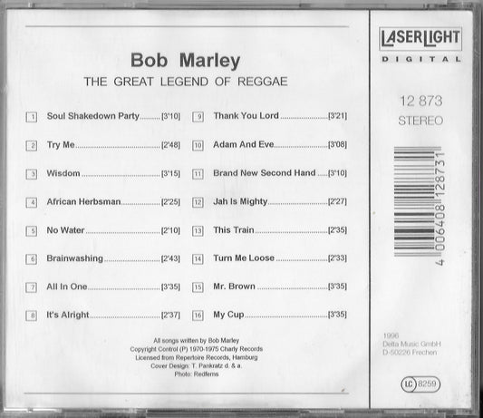 BOB MARLEY - The Great Legend Of Reggae