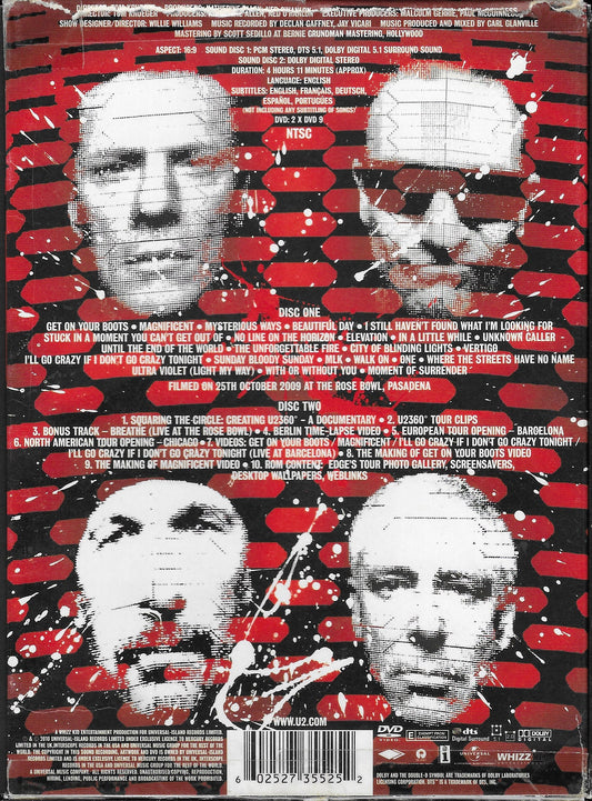 U2 - U2360° At The Rose Bowl (DVD Deluxe)