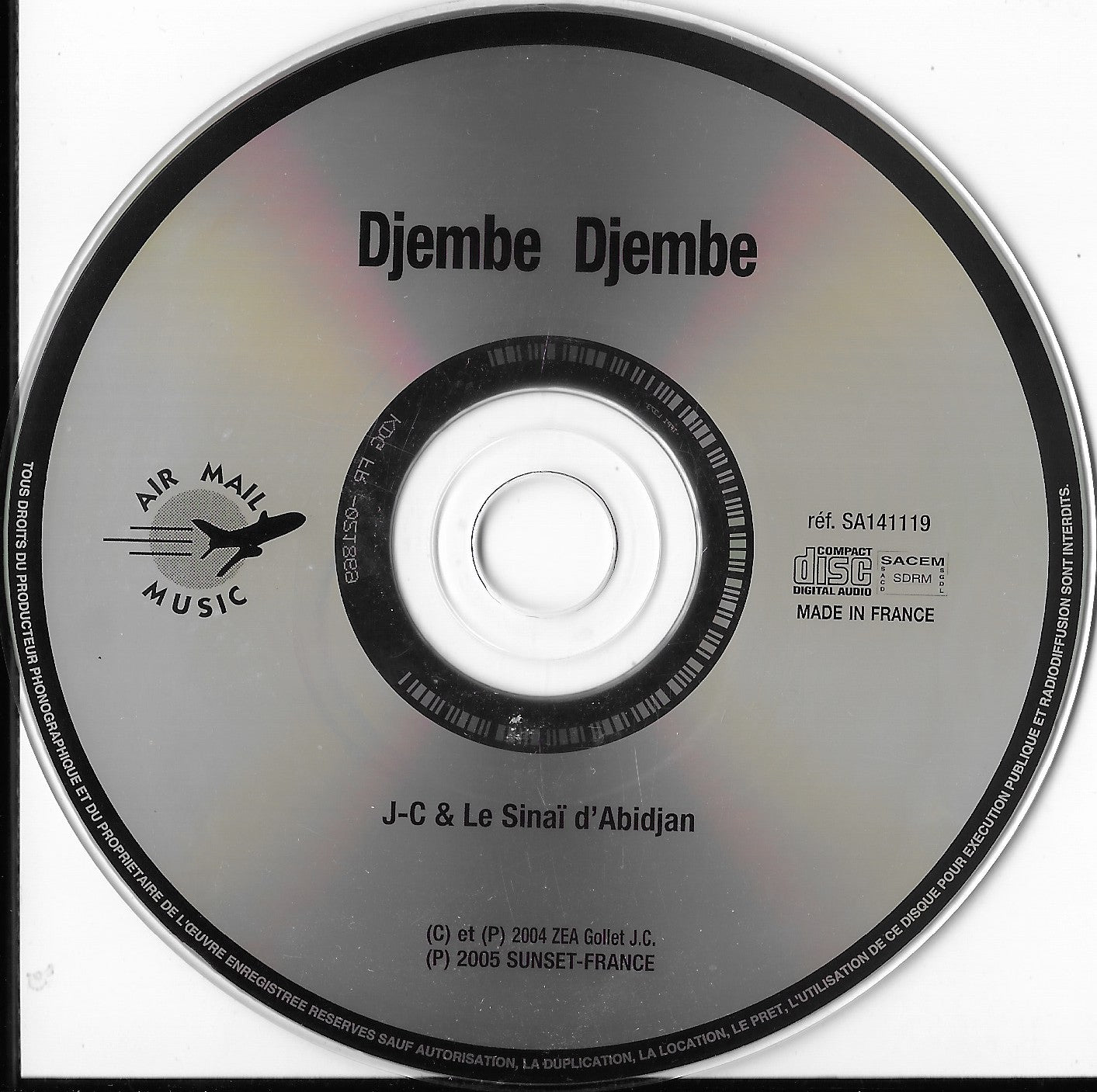 J-C & LE SINAI D'ABIDJAN - Djembe Djembe