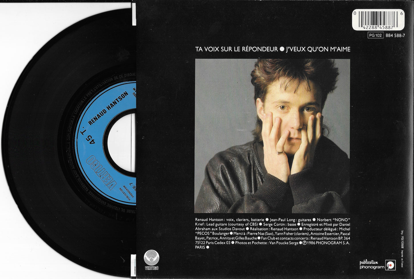 RENAUD HANTSON - Ta Voix Sur Le Répondeur
