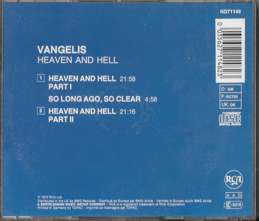 VANGELIS - Heaven And Hell