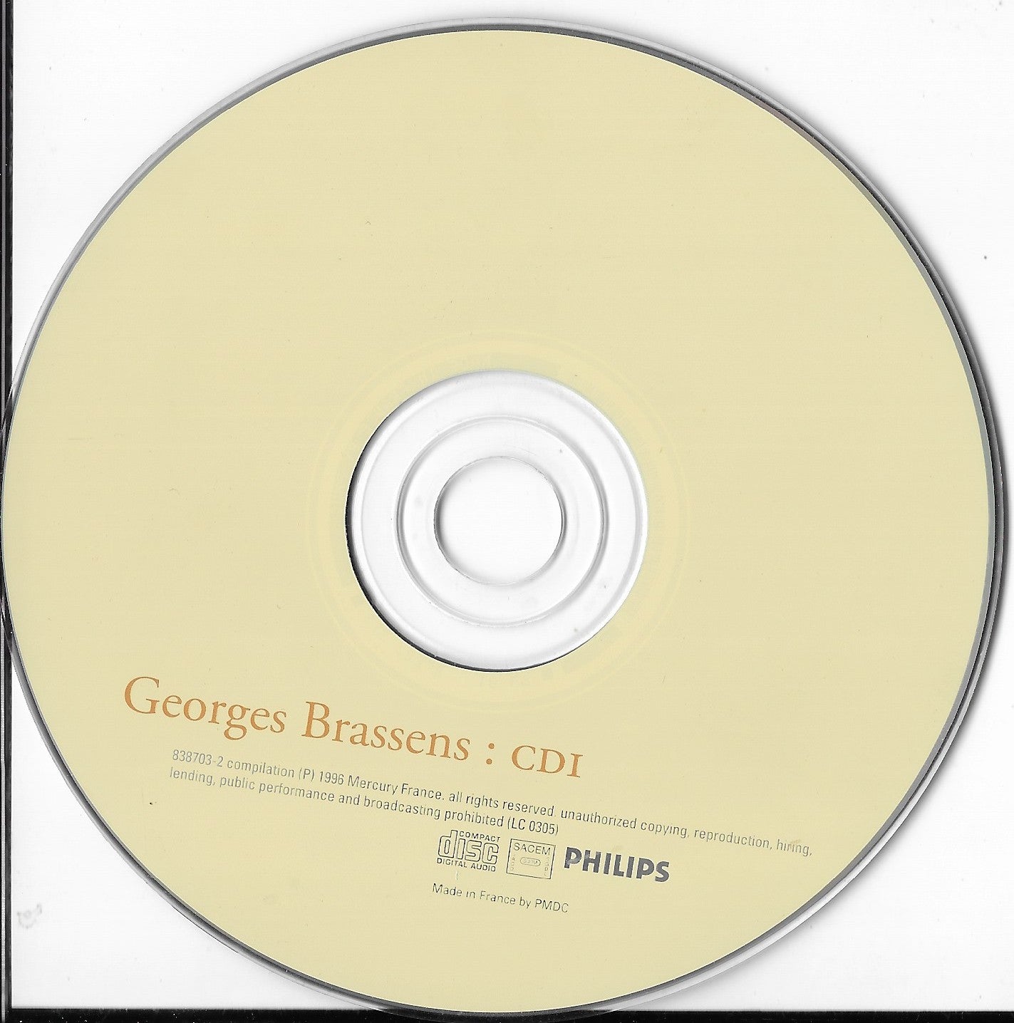 GEORGES BRASSENS -  Les Copains D'Abord